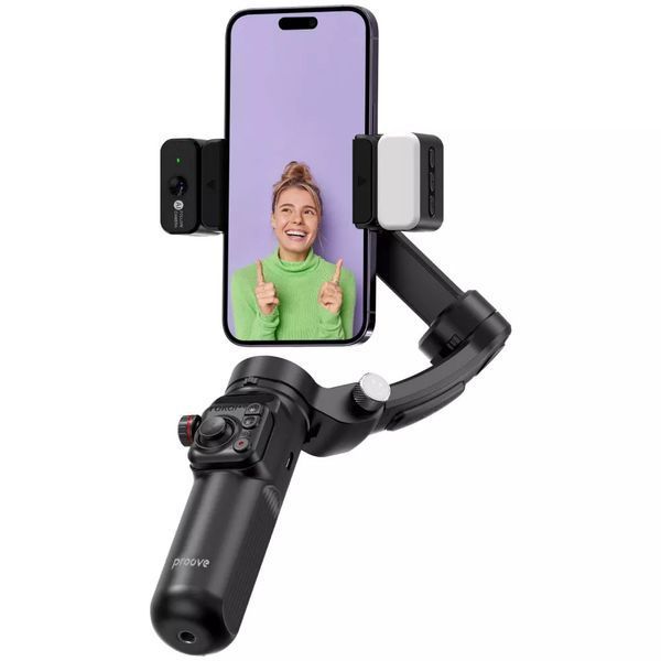Стабілізатор Proove Vector Gimbal Stabilizerі, з комплектним петличним мікрофоном MPVR00002001 фото