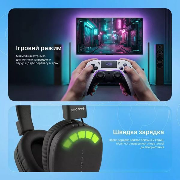 Бездротові навушники Proove Symphony Neo (APP) White HPSN0001AP31 фото