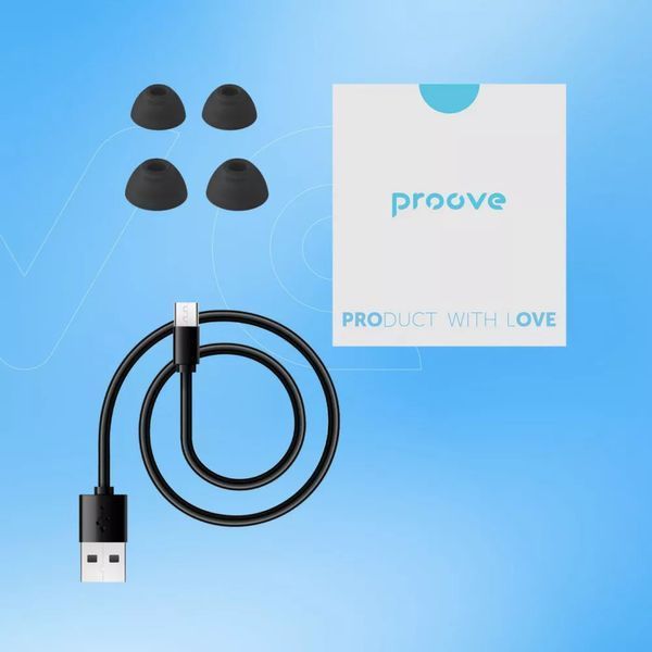 Бездротові навушники Proove Intro Pro TWS with ANC (APP) TWIP0001AP15 фото
