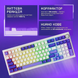 Бездротова клавіатура Proove Gaming Slicker Special Edition (Ukraine Layout) White WKSLSE022402 фото 8