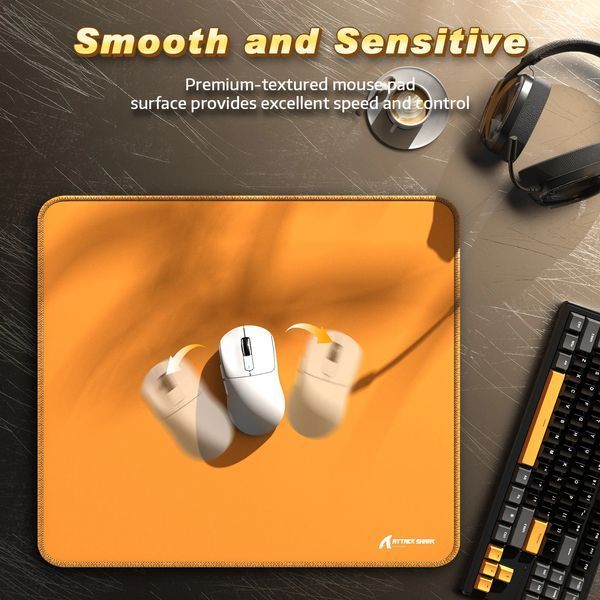 Ігрова поверхня Attack Shark CM02 eSport Gaming Mousepad Orange CM02O_AS фото