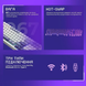 Бездротова клавіатура Proove Gaming Slicker (Ukraine Layout) White-purple WKSL00022402 фото 7