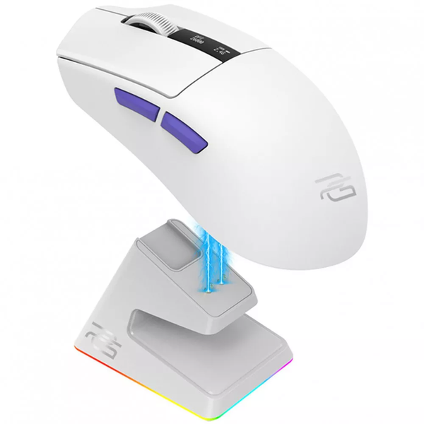 Бездротова ігрова миша Proove Gaming Jester 8K з зарядною станцією, White WMJSCD022017 фото