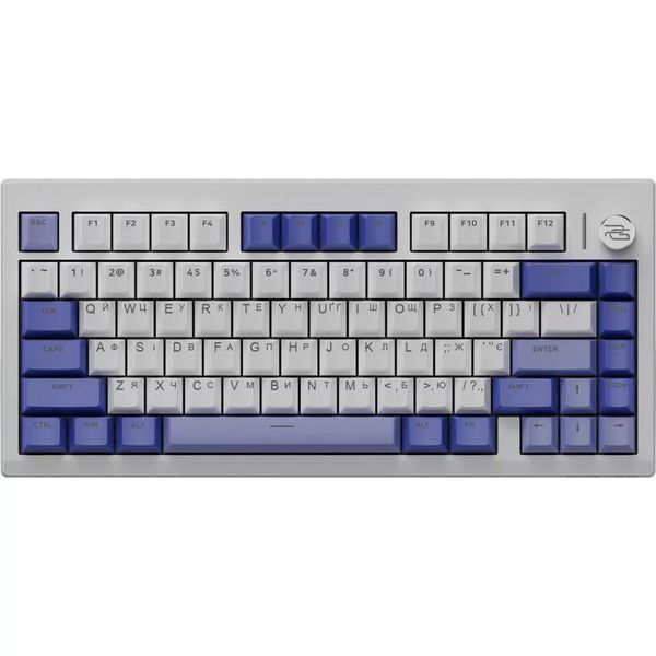 Бездротова клавіатура Proove Gaming Raster (Ukraine Layout), Black-purple WKRS00022416 фото