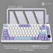 Бездротова клавіатура AJAZZ AK820 Pro White-purple, Gift Switch, Українська розкладка AK820PWPGSUA фото 13