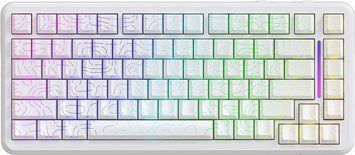 Магнітна клавіатура Attack shark X82 Pro White contour X82PWC фото