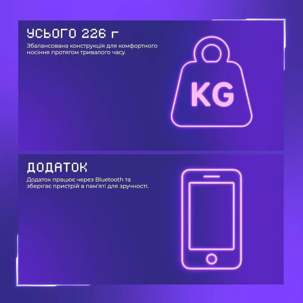 Бездротова ігрова гарнітура Proove Gaming Glimmer (APP), White WHGL00022017 фото